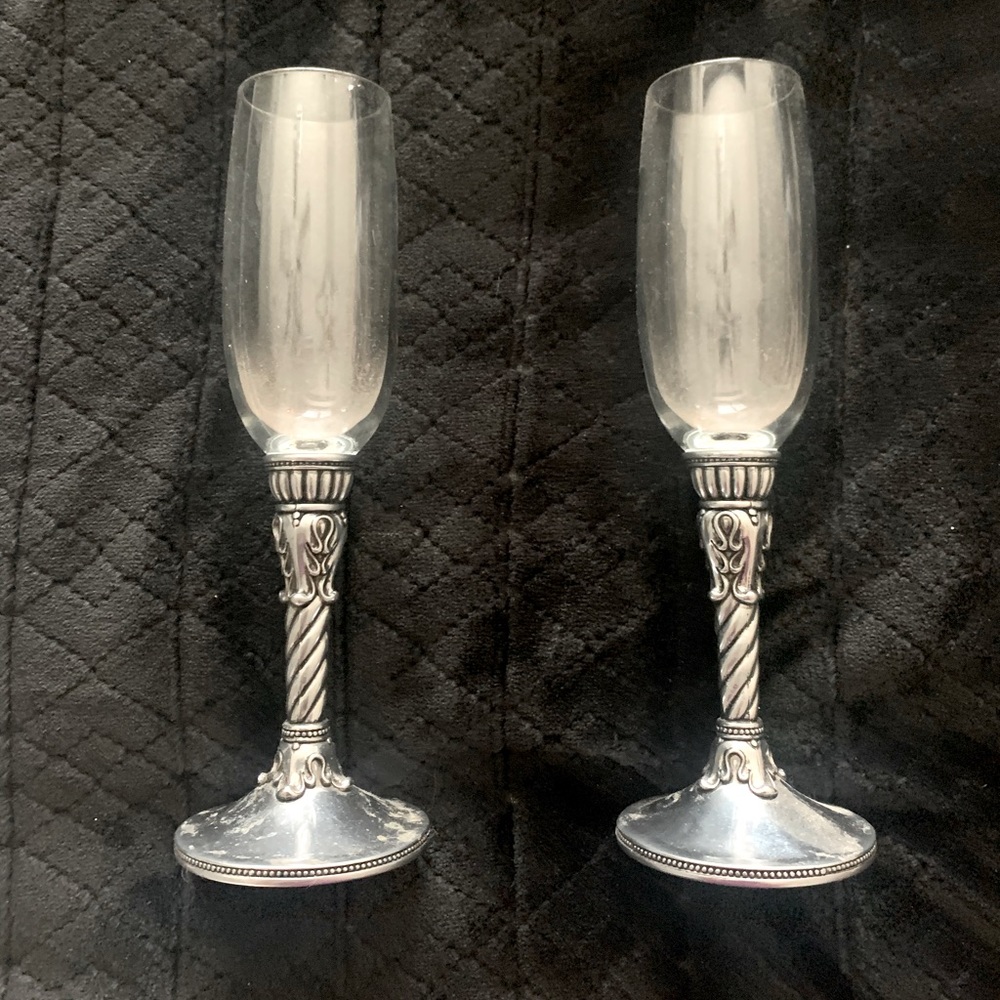 Brighton Toasting Flutes - Wedding